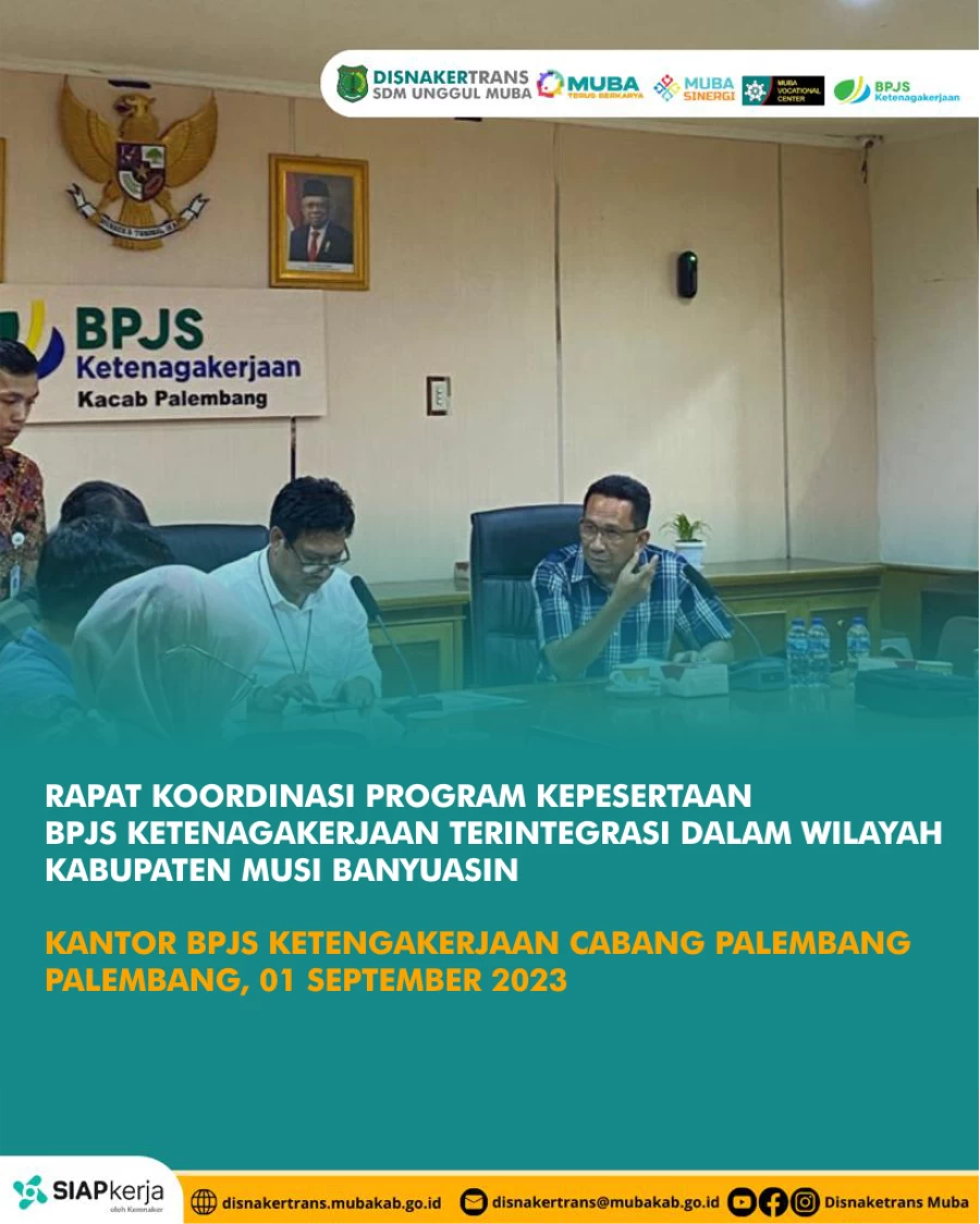 RAPAT KOORDINASI PROGRAM KEPESERTAAN BPJS KETENAGAKERJAAN TERINTEGRASI